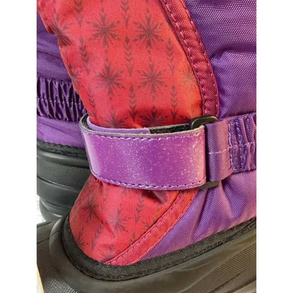 Sorel Disney Frozen‎ 2 Anna Snow Boots Girls US 12 Purple Waterproof NWT